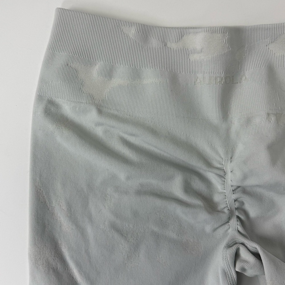 Aurola Women's Light Gray Camo Bike Shorts